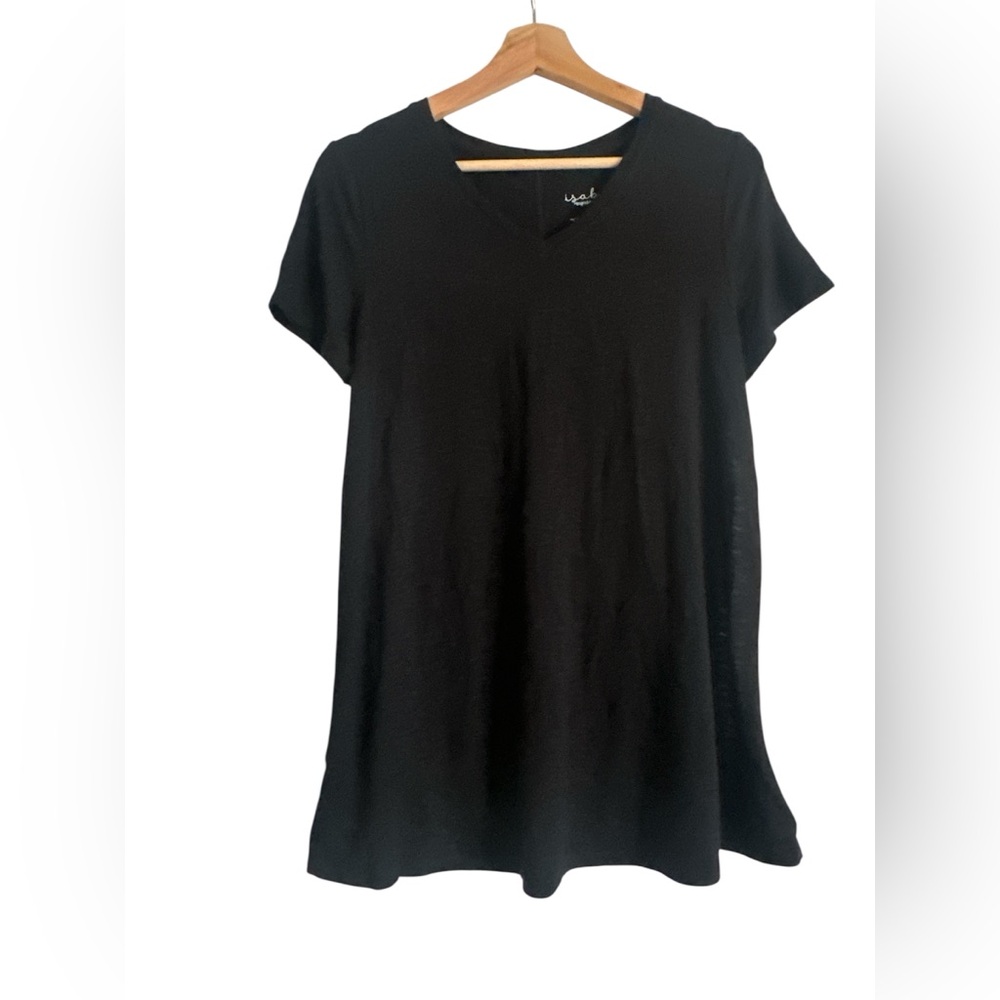 Isabel Maternity Black V Neck Breastfeeding Friendly Shirt